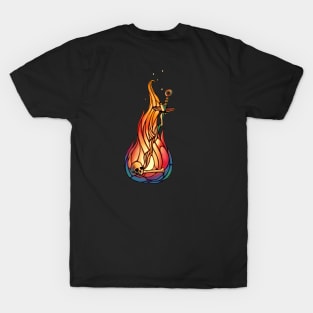 Fire Stained Glass T-Shirt